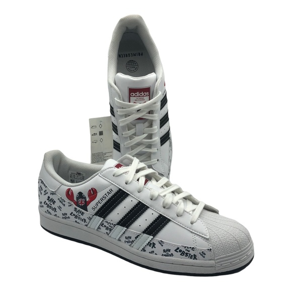 adidas Other - Adidas Men's Superstar Philip Colbert 'Save The Lobster' Sneaker/Shoe GX7996 9.5